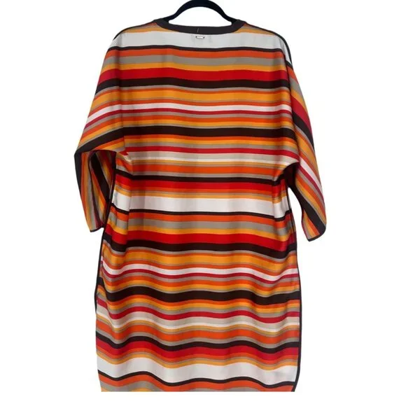 NWOT DKNY Multicolor Stripe Kimono Sleeve Dress M - Picture 4 of 6